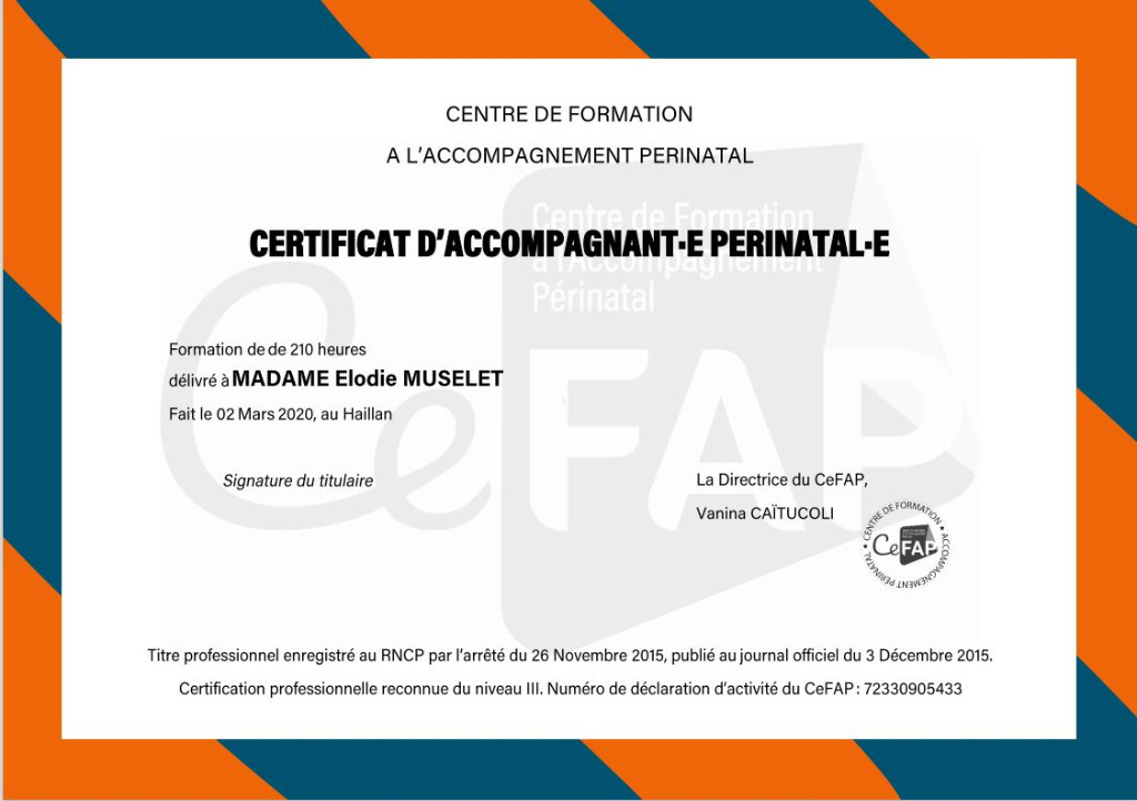 photo diplome Bien dans ma bulle