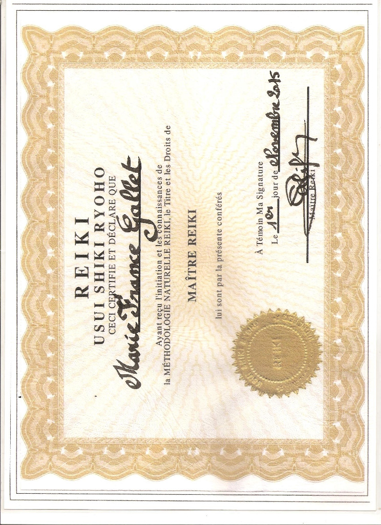 photo diplome Marie-France FAVAUDON GALLET