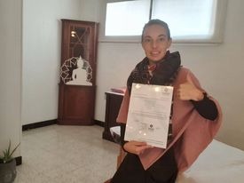 photo diplome Laura Cesco Casanova