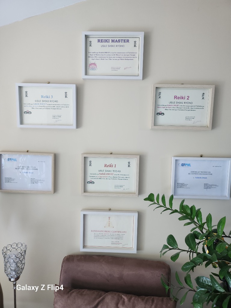 photo diplome Isabelle druet