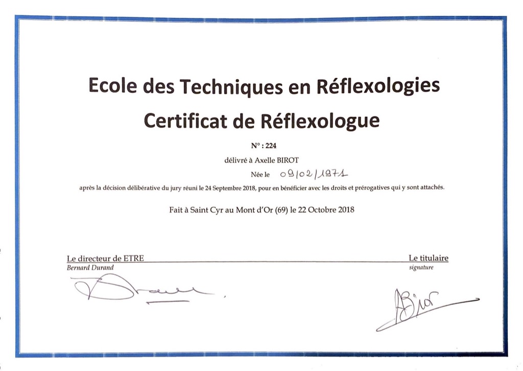 photo diplome BIROT Axelle