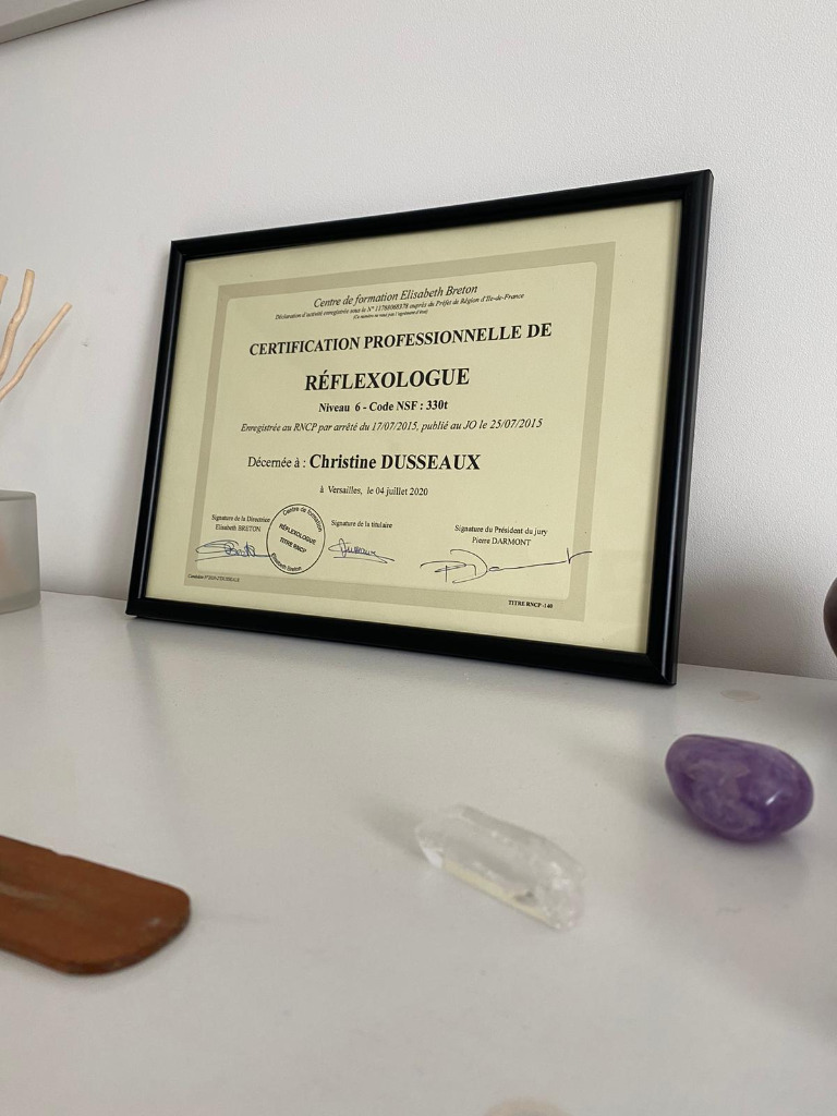 photo diplome Christine DUSSEAUX