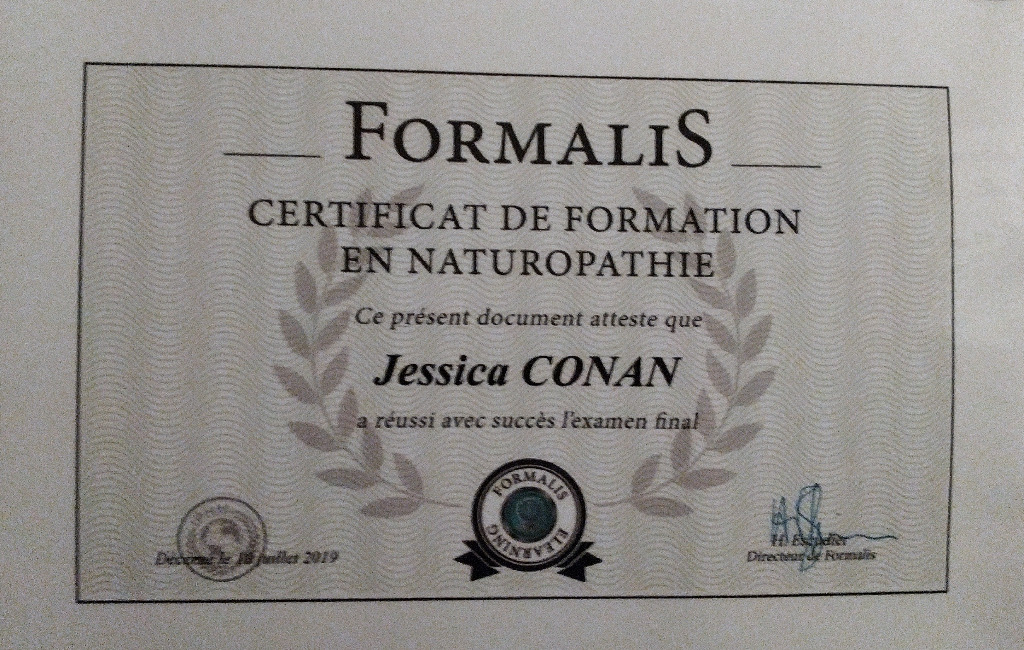 photo diplome Jessica Conan