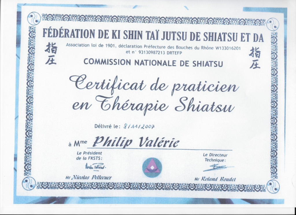 photo diplome PHILIP Valérie