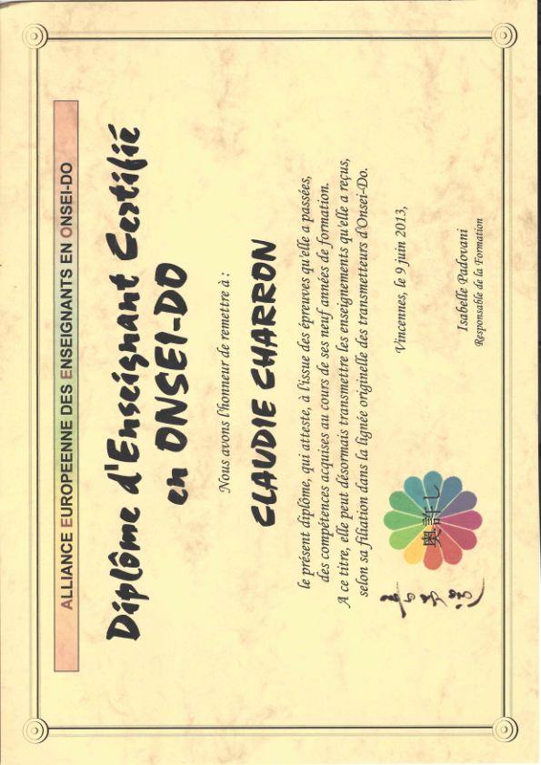 photo diplome Claudie Charron