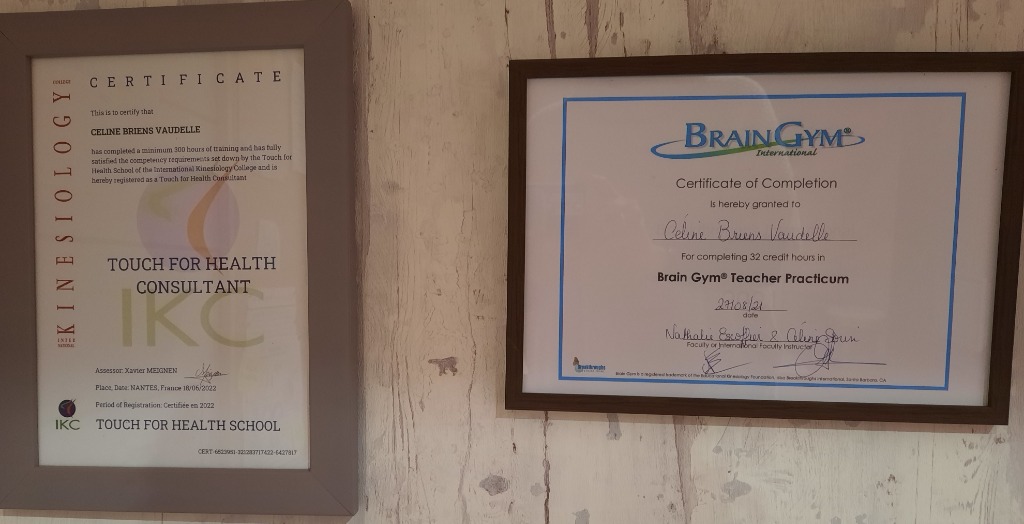 photo diplome Céline Briens Vaudelle