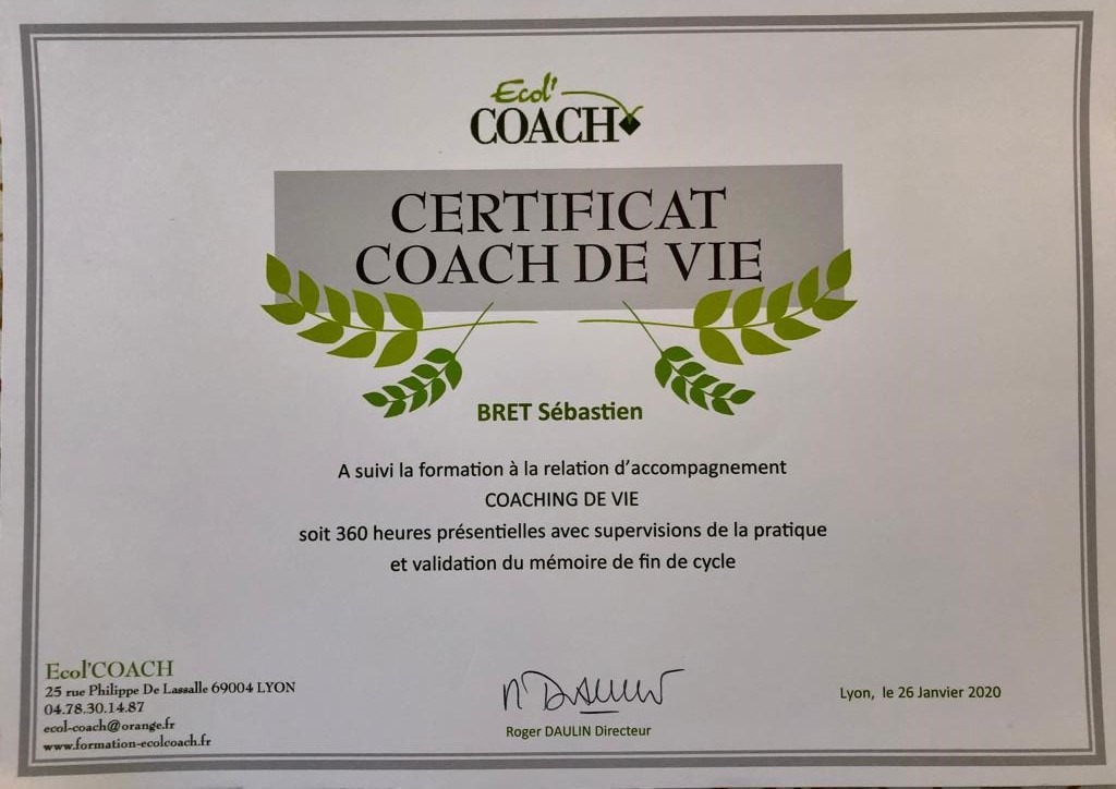 photo diplome Sébastien BRET