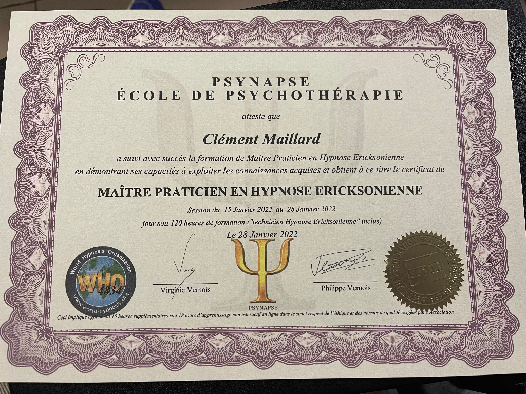 photo diplome Maillard Clément 