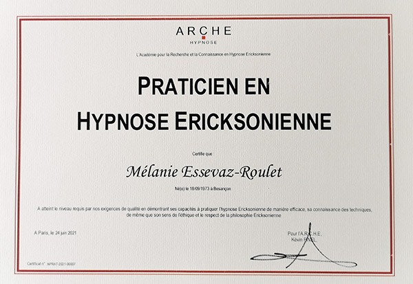 photo diplome Mélanie Essevaz-Roulet