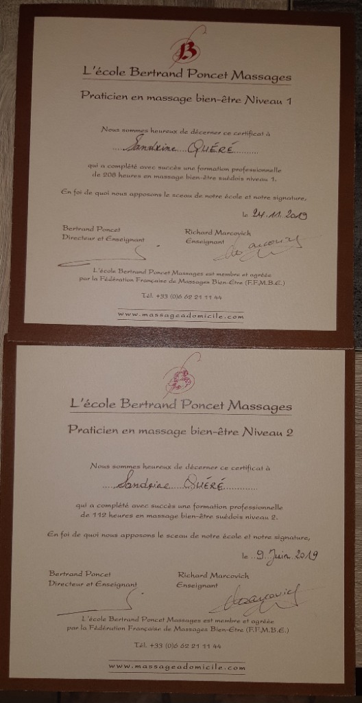 photo diplome Sandrine Quéré