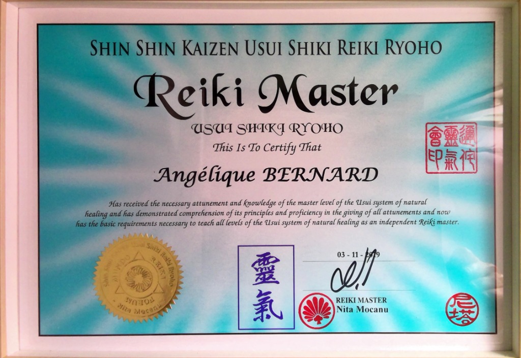 photo diplome Angélique Bernard