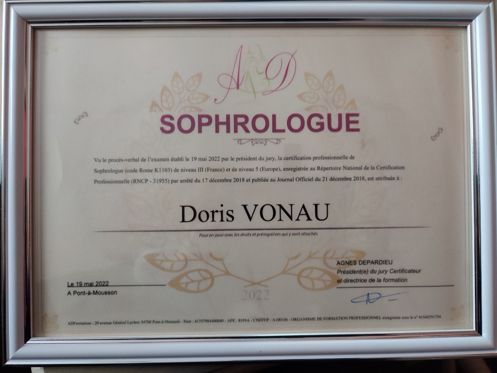 photo diplome VONAU Doris