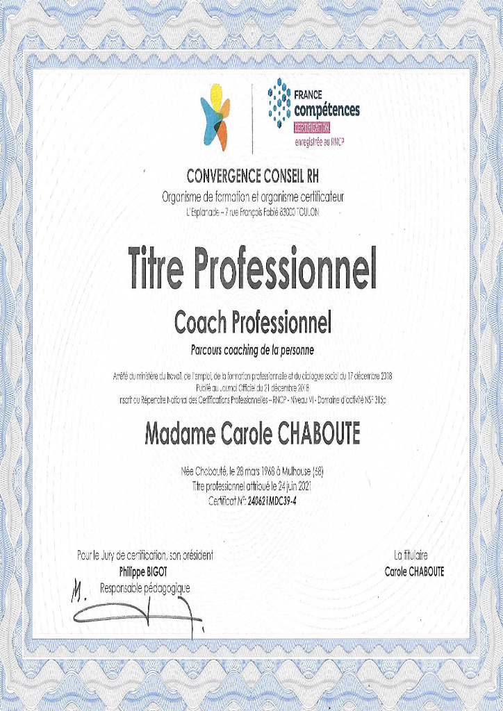 photo diplome Carole Chabouté
