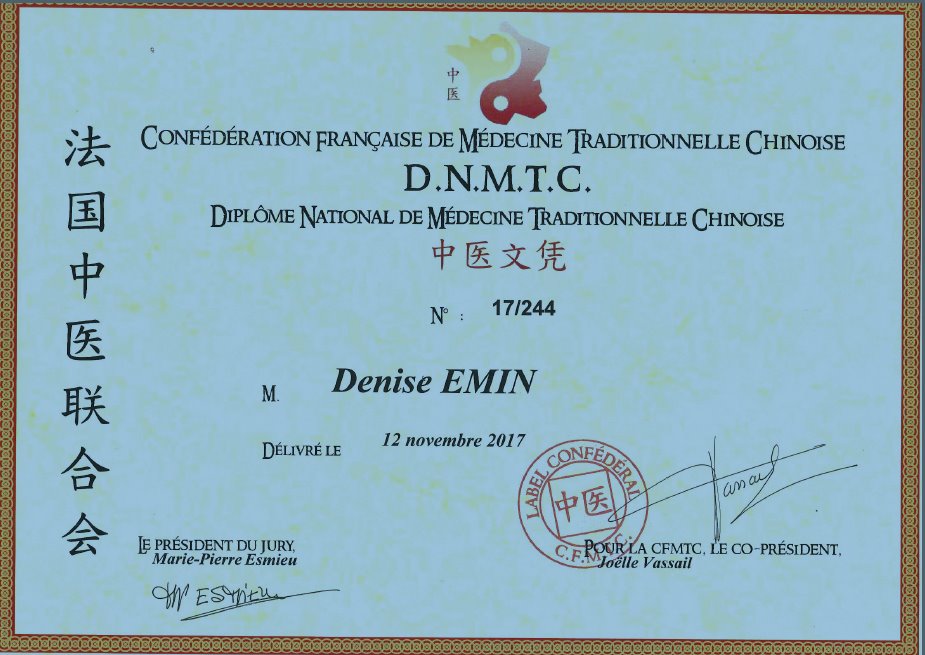 photo diplome Denyse Emin