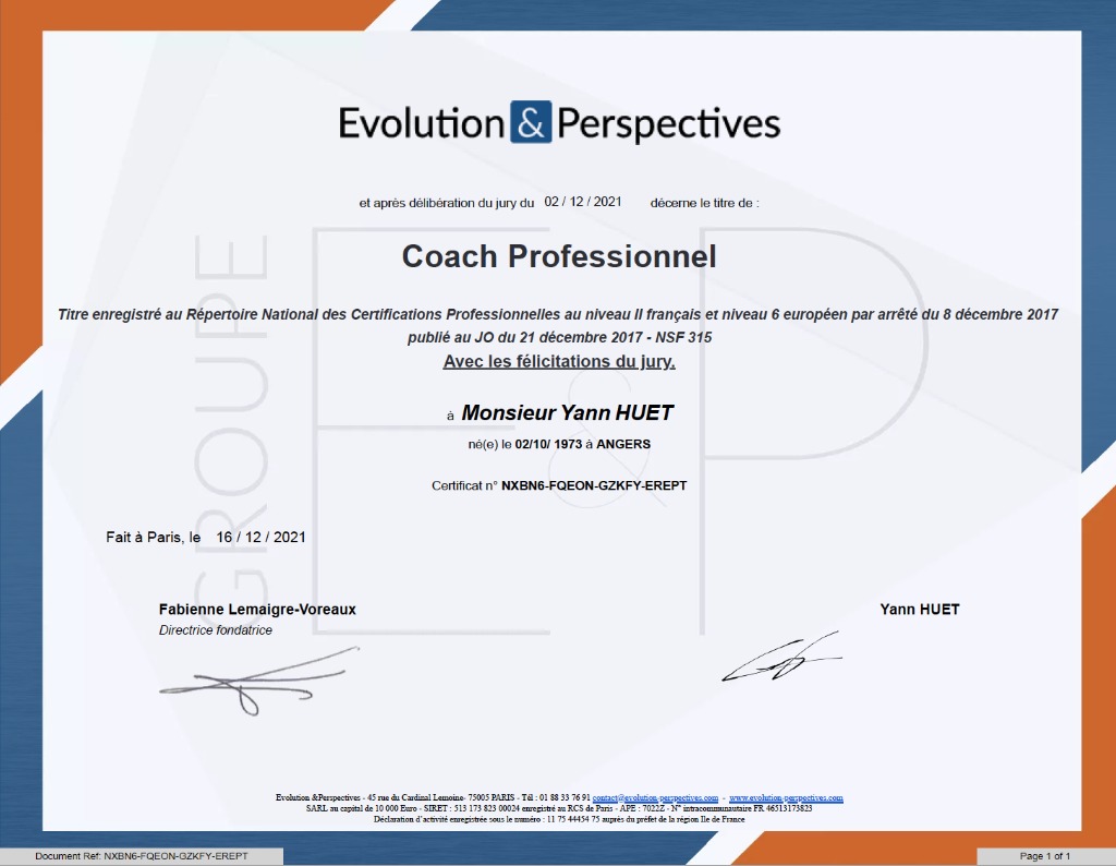 photo diplome Yann Huet