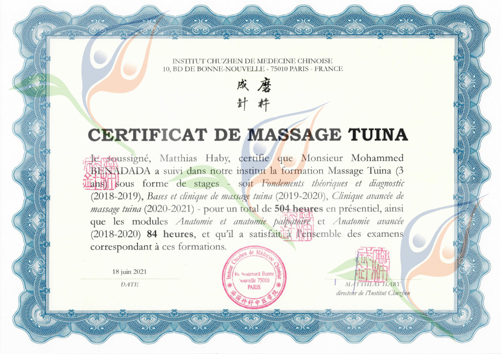 photo diplome Mohammed Benadada