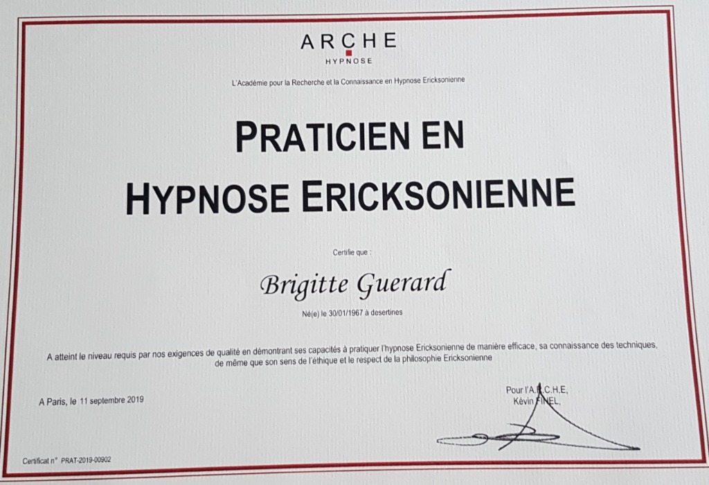 photo diplome Brigitte Guerard