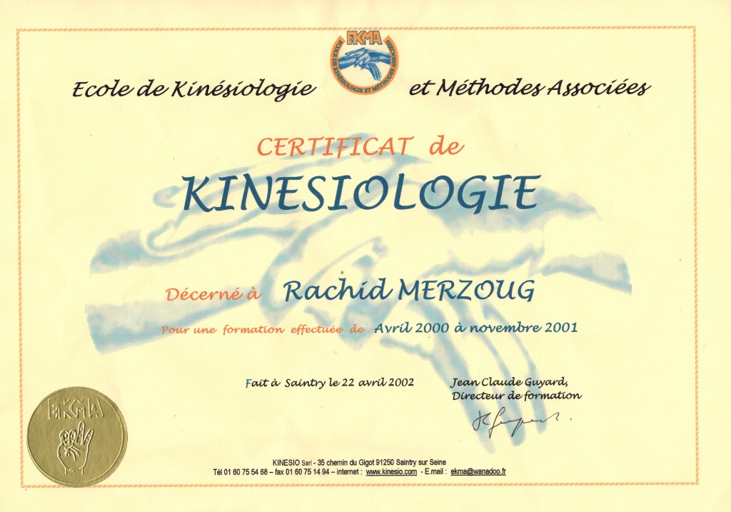 photo diplome Rachid MERZOUG