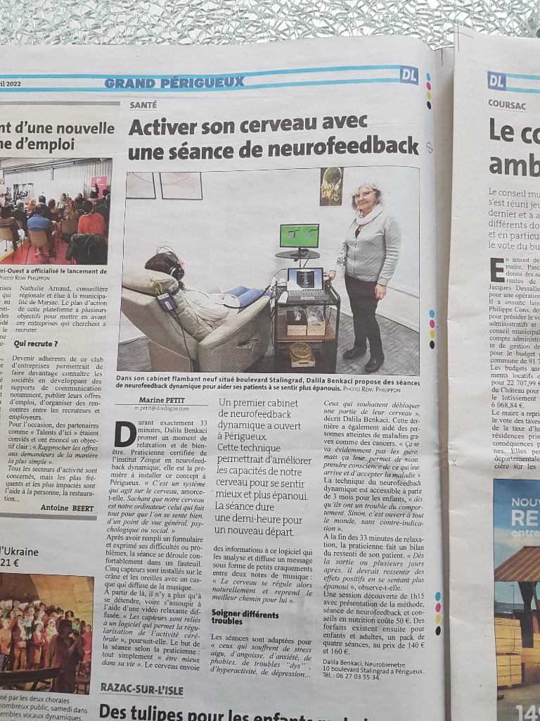 photo activite Neurofeedback dynamique Neurobienêtre