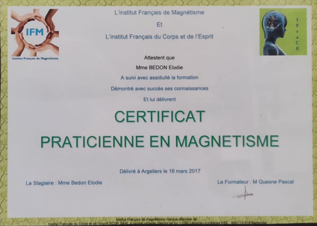 photo diplome Elodie Bedon