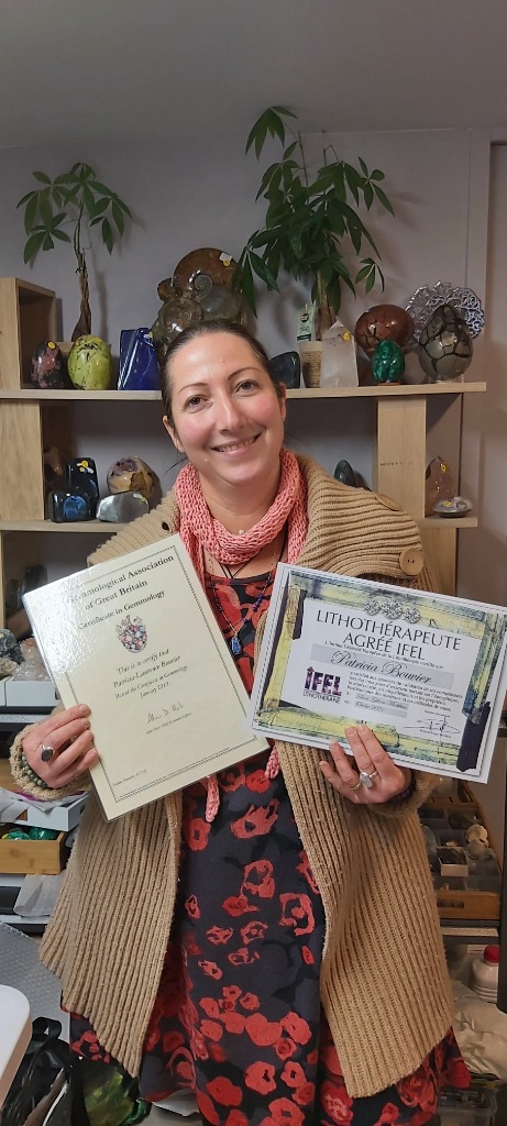 photo portrait Patricia Bouvier - Lithoterapeute agréé I.F.E.P.