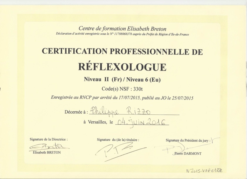 photo diplome RIZZO PHILIPPE