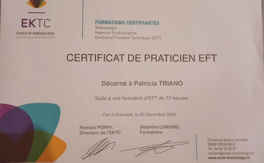 photo diplome Patricia Cimbaro