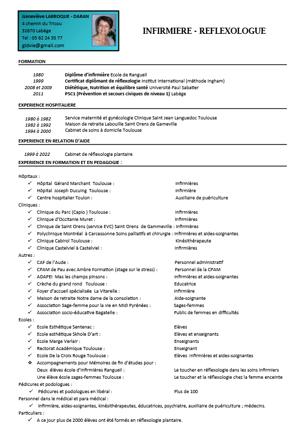 photo diplome LARROQUE-DARAN Geneviève