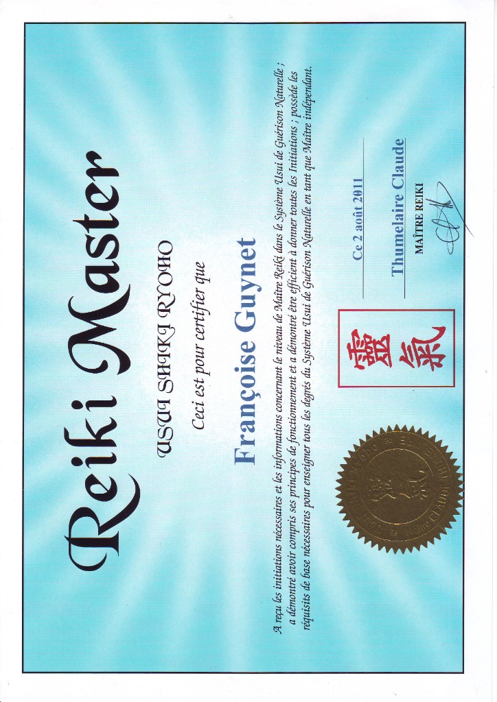 photo diplome GUYNET Françoise