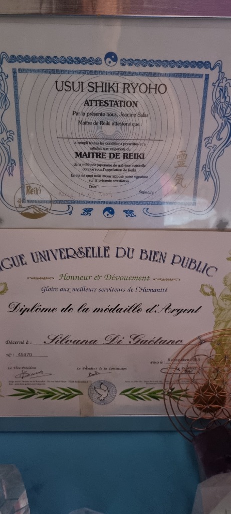 photo diplome Silvana Di gaetano 