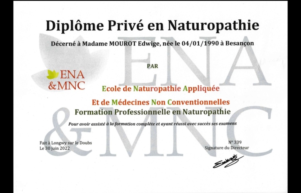 photo diplome Edwige Mourot