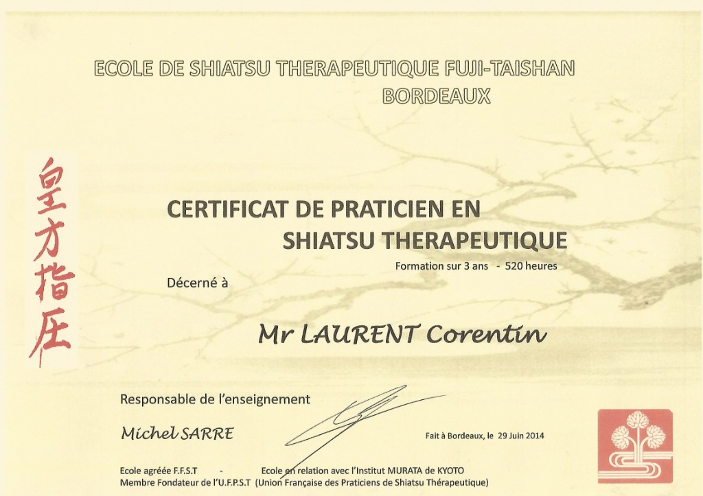 photo diplome Corentin Laurent