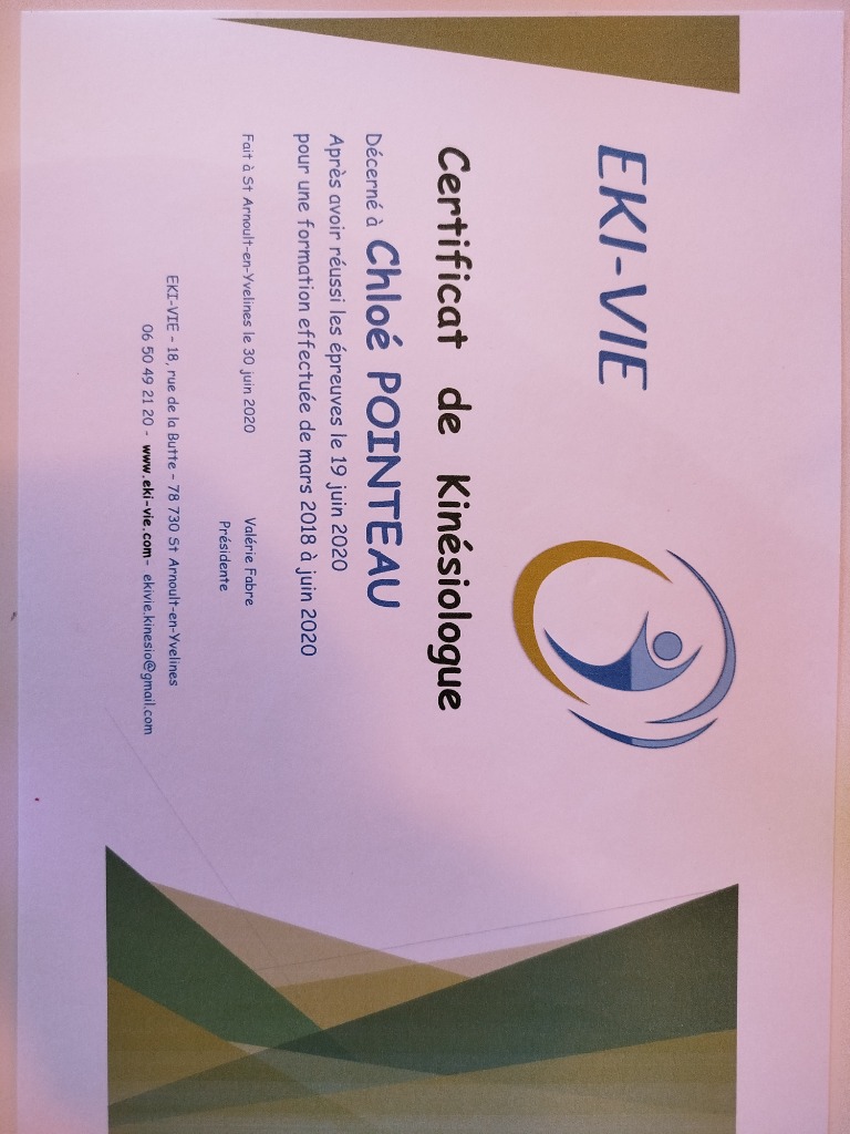 photo diplome Chloé Pointeau, EI