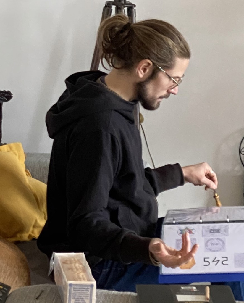 photo seance ALHENA-Géobioénergie