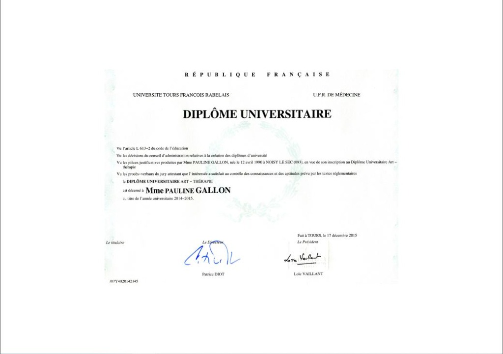 photo diplome GALLON Pauline