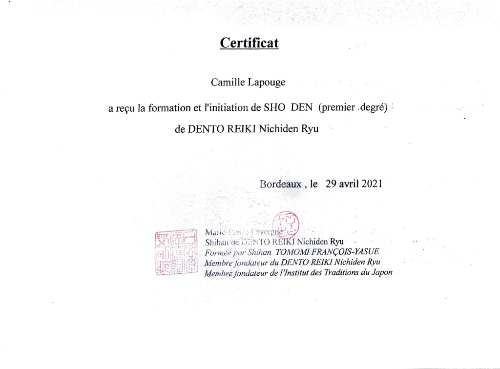 photo diplome Camille Lapouge