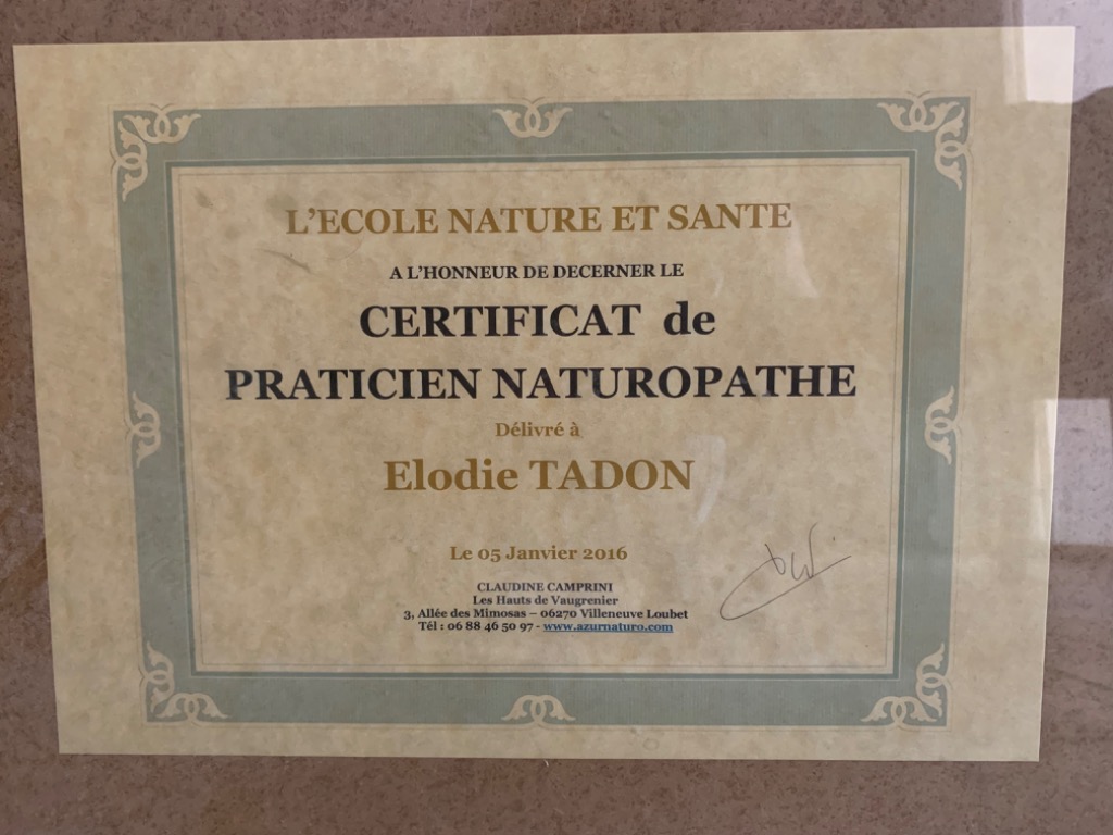 photo diplome Elodie Tadon 