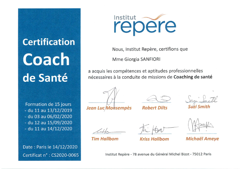 photo diplome Giorgia Sanfiori