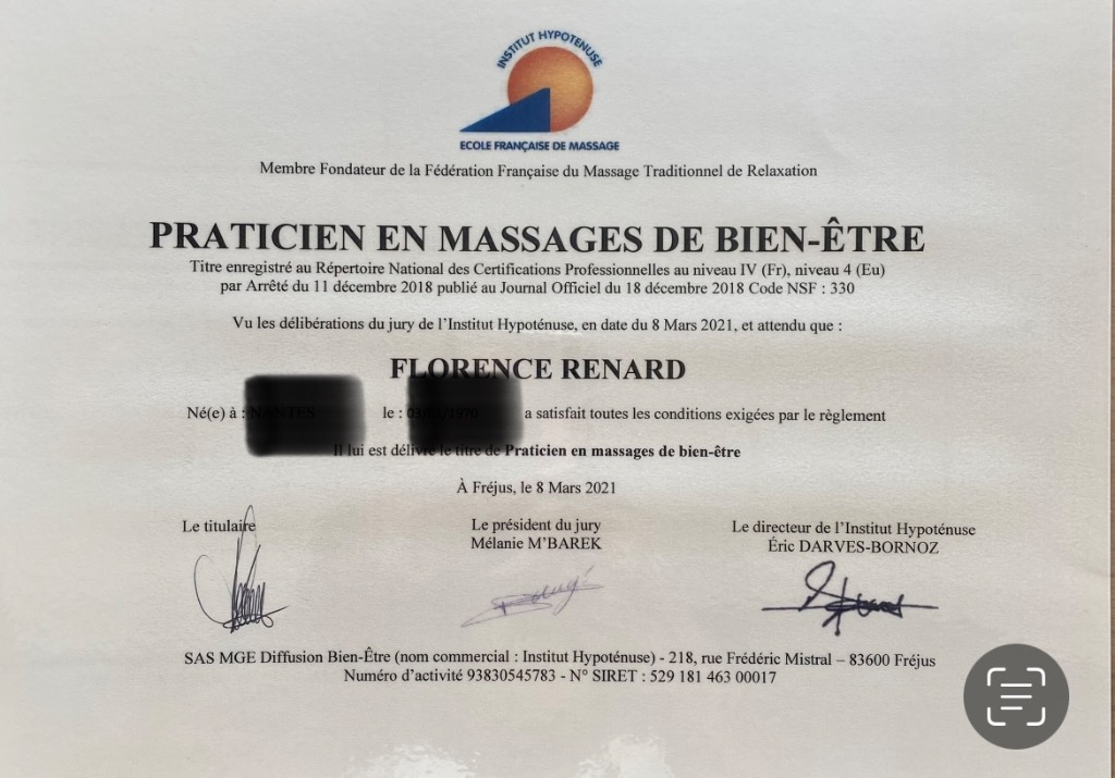 photo diplome Torii et Colibri