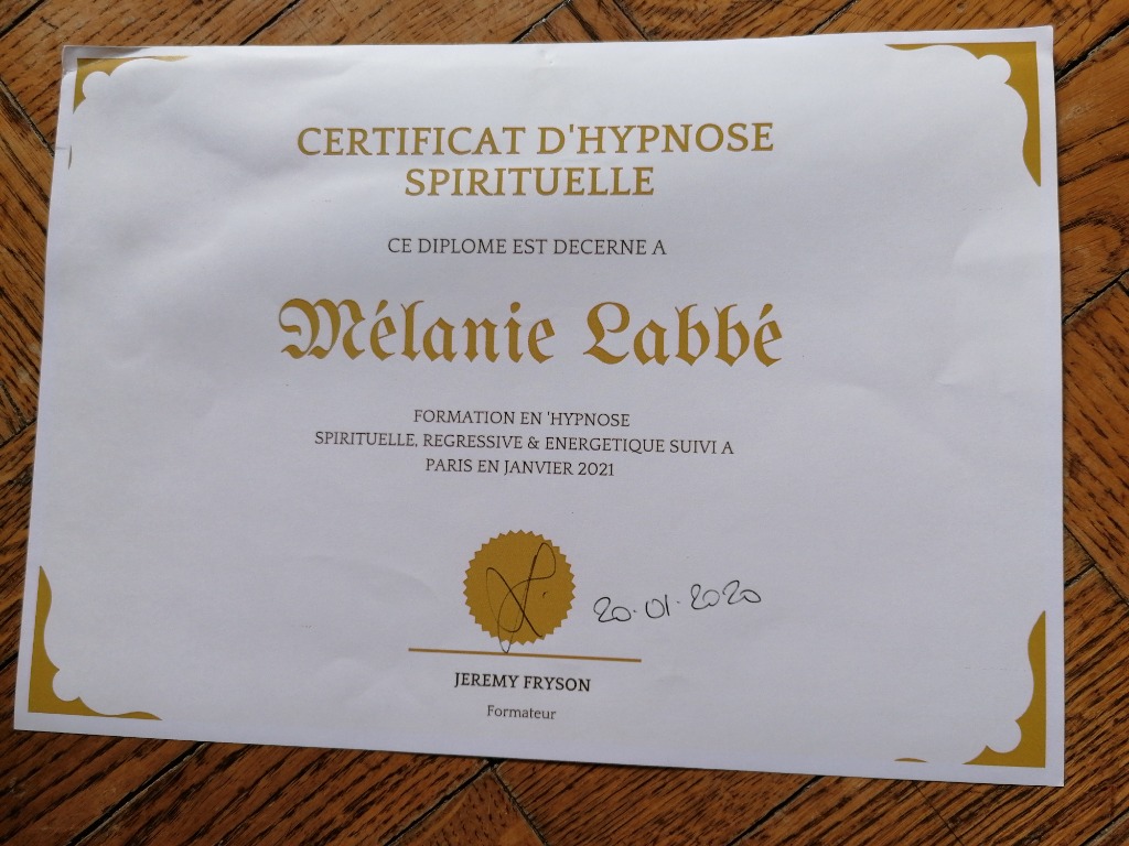 photo diplome Mélanie Labbé