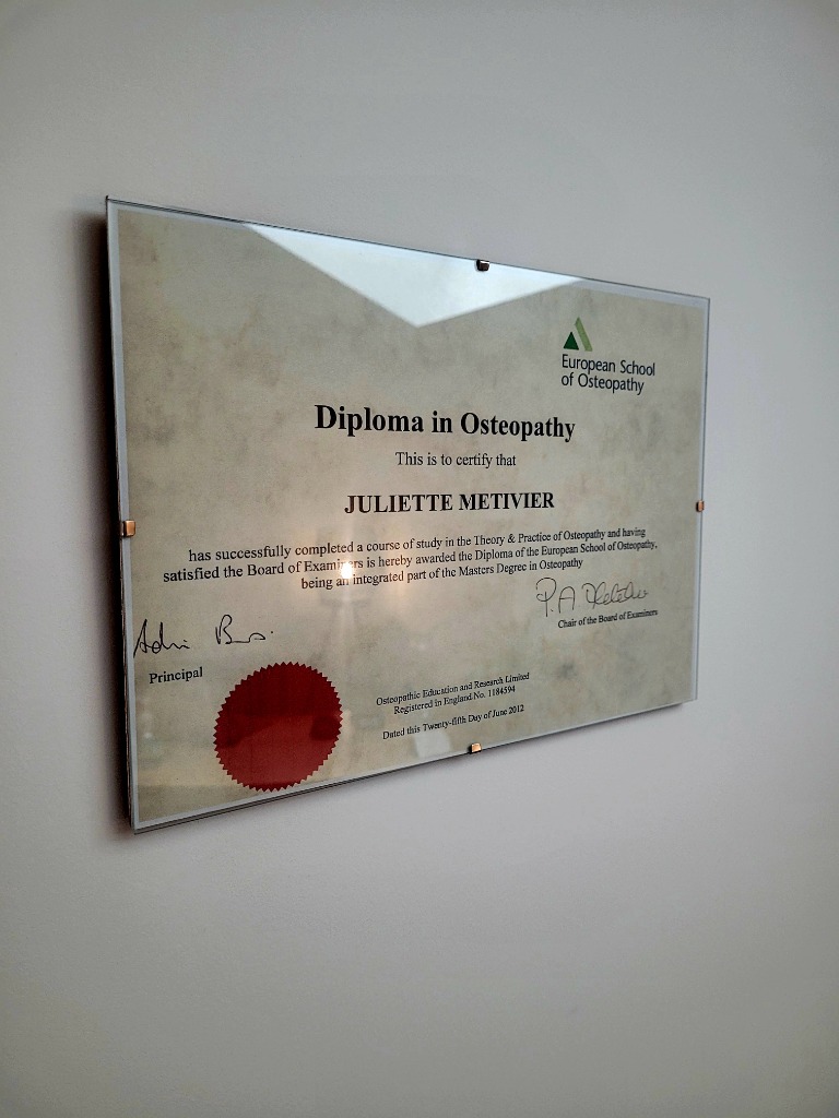 photo diplome METIVIER Juliette