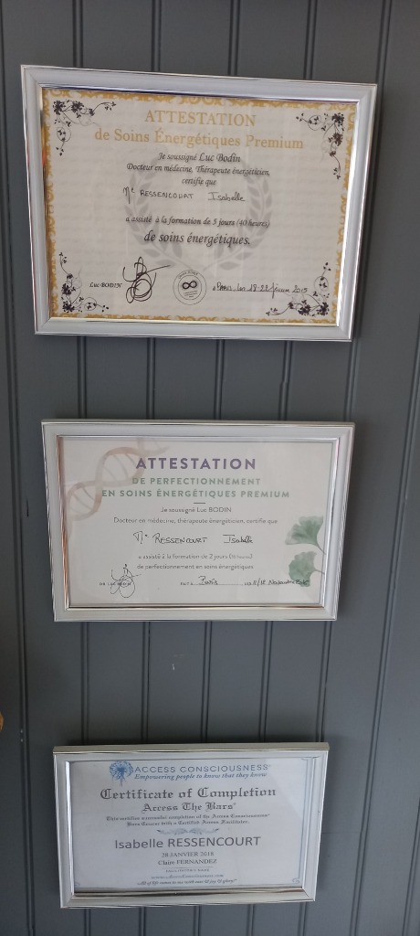 photo diplome Isabelle Ressencourt