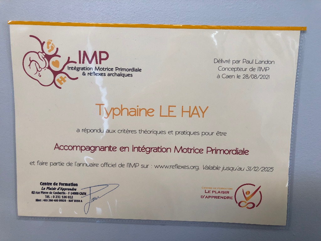 photo diplome Naître et apprendre