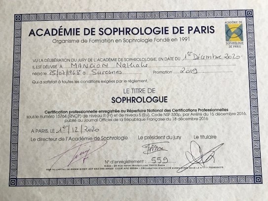 photo diplome Nathalie MANCION