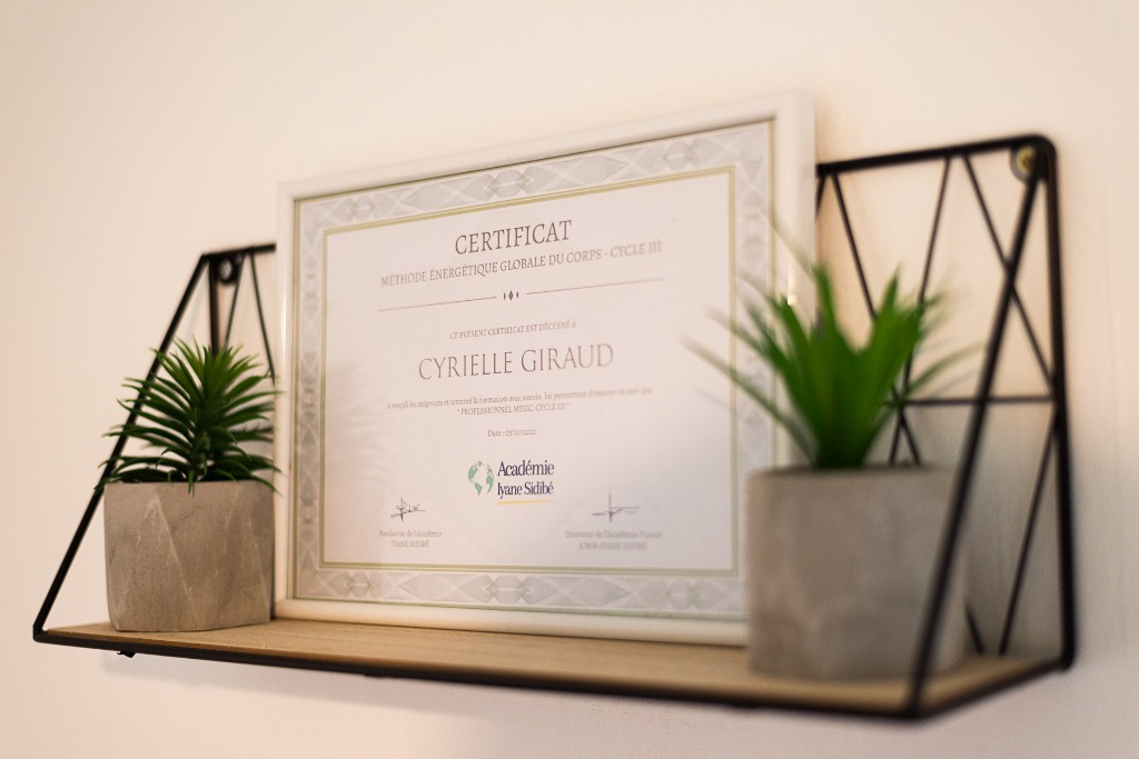 photo diplome Cyrielle Giraud
