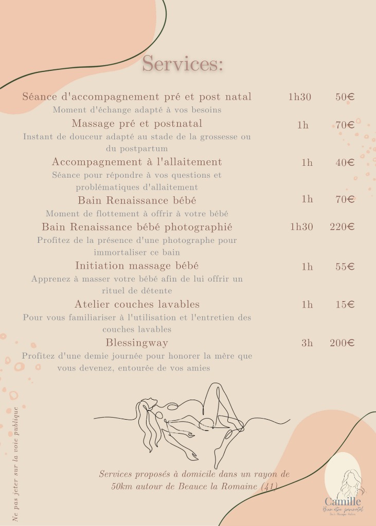 photo activite Camille Letourneau Doula