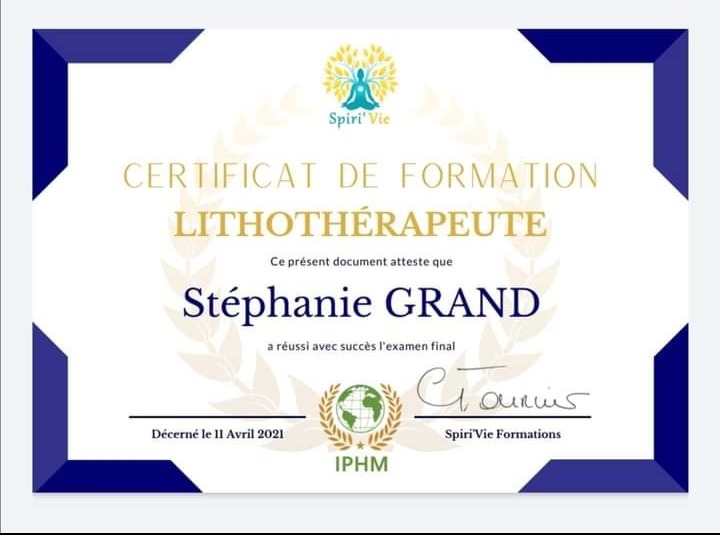 photo diplome Stéphanie Grand