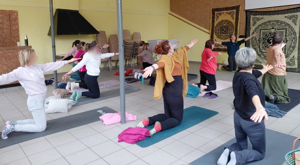 photo seance Virginie Dubois/ prana yoga naturopathe