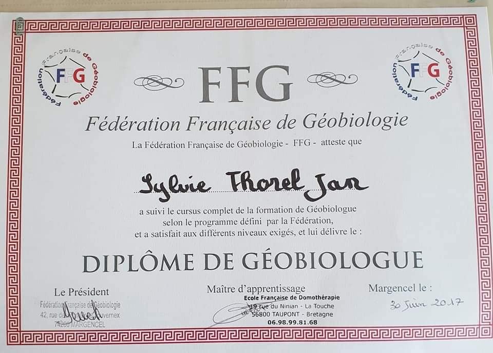 photo diplome Sylvie  / Du corps à l ’âme