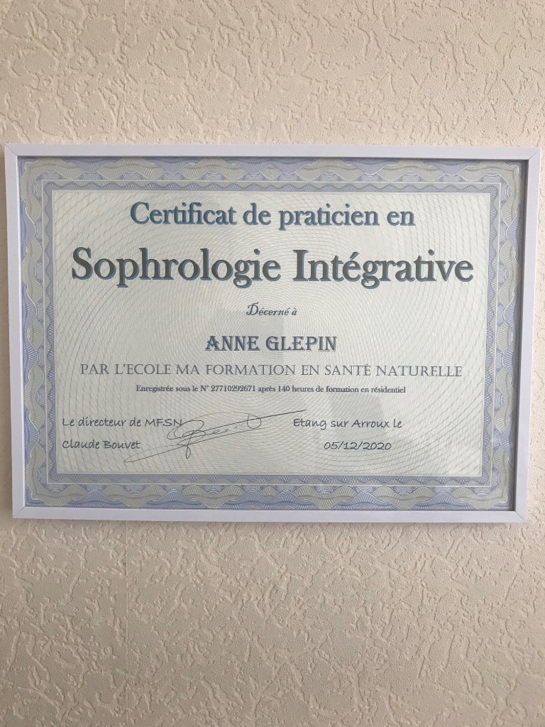 photo diplome GLEPIN Anne